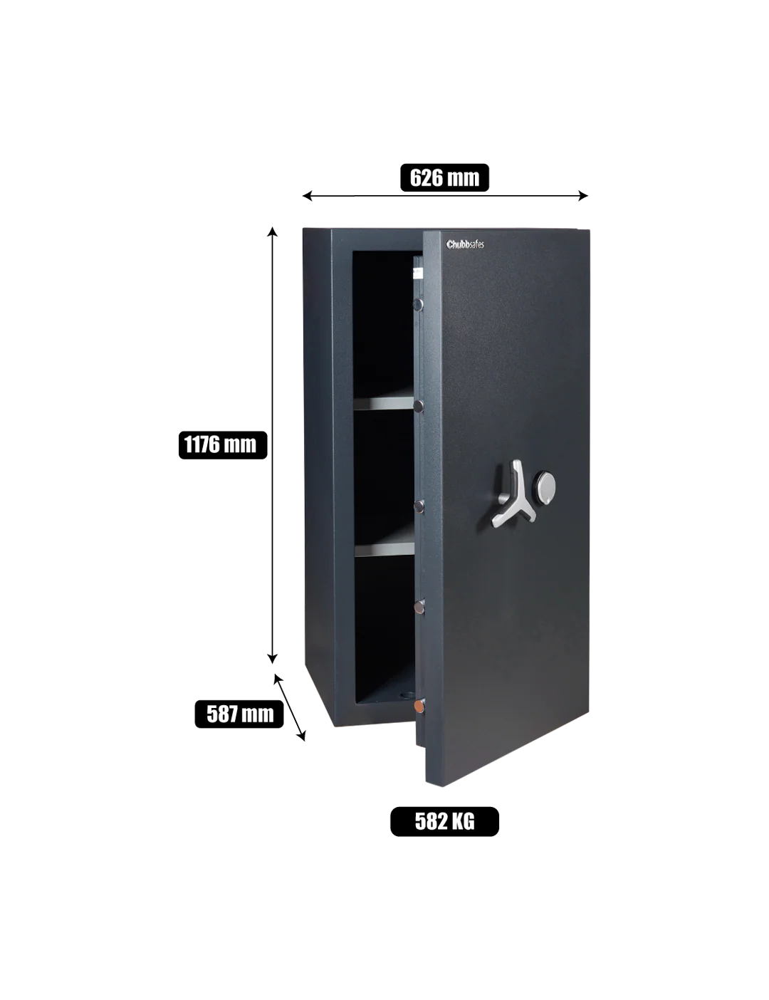Chde II T2 M-205ubbsafes Duoguard Safe Gra - Image 3