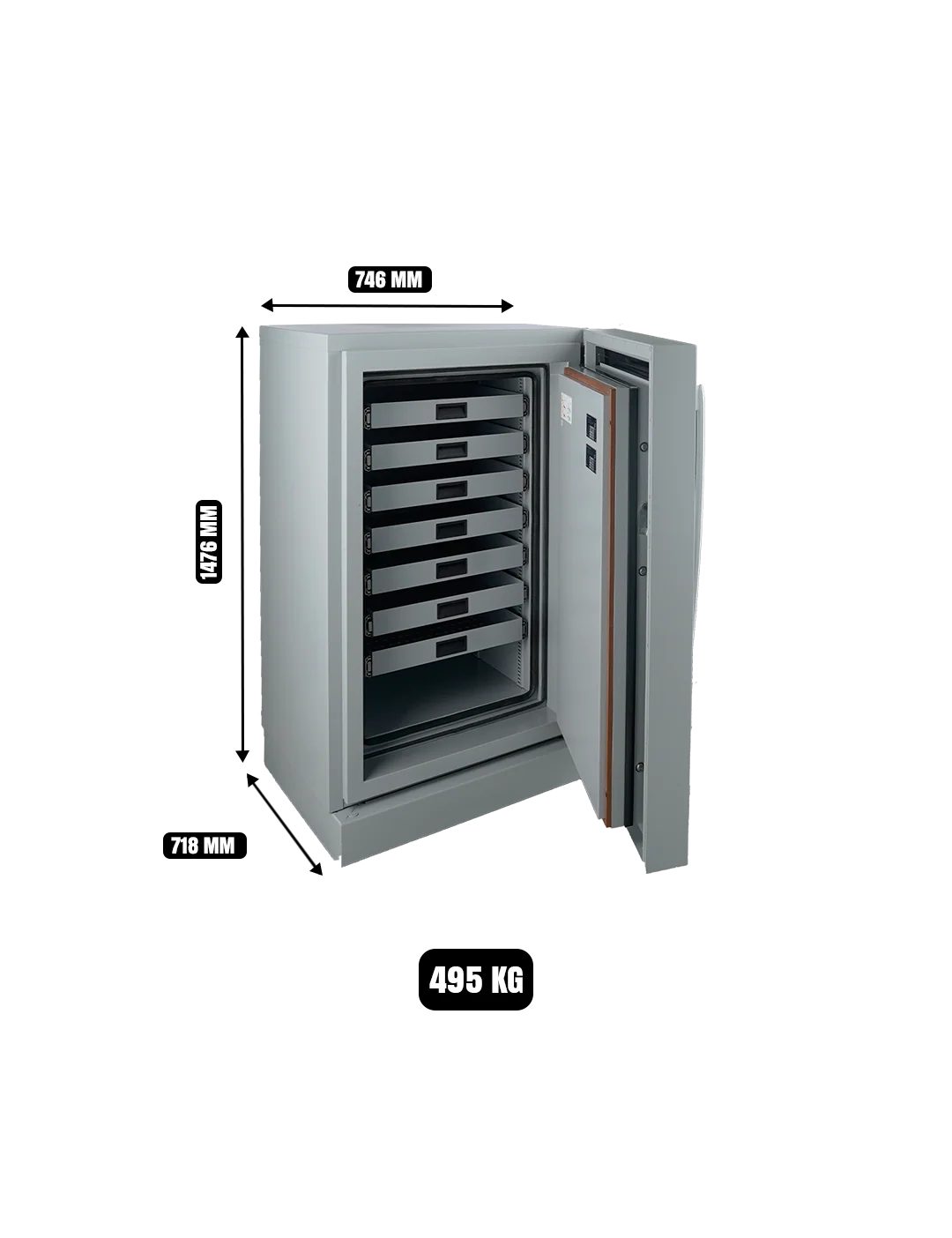 Fichet Bauche Diva Data Cabinet Grade S2 M-250 - Image 3