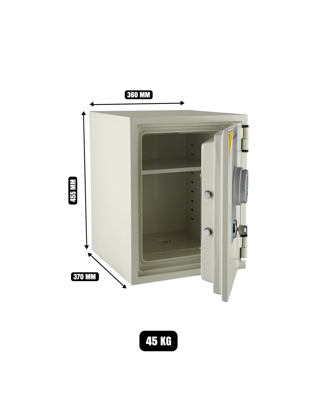 SAFE-TECH FIRE RESISTANT SAFE MODEL GB-455 - Image 3